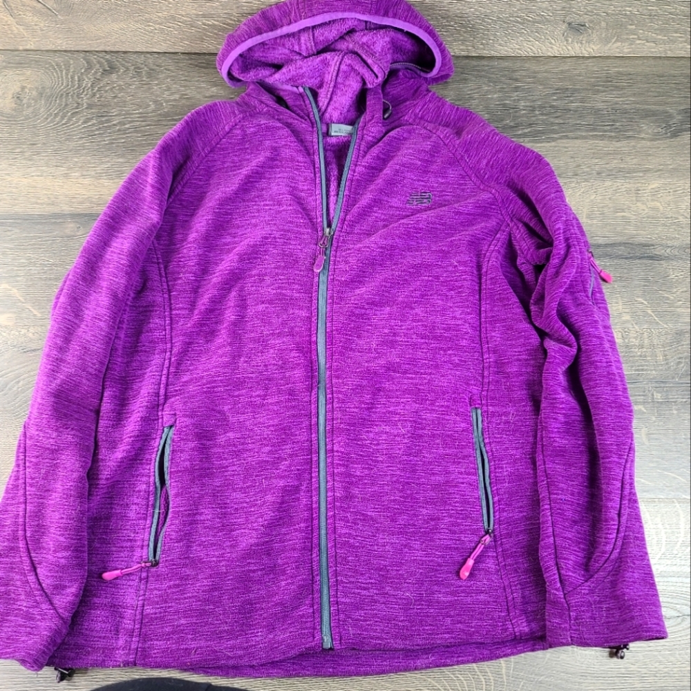 New Balance Women's Purple Fleece Jacket